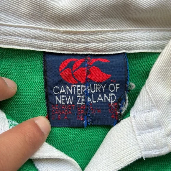 Australia Themed Green and Gold Men's Polo Shirt - Picture 5 of 5